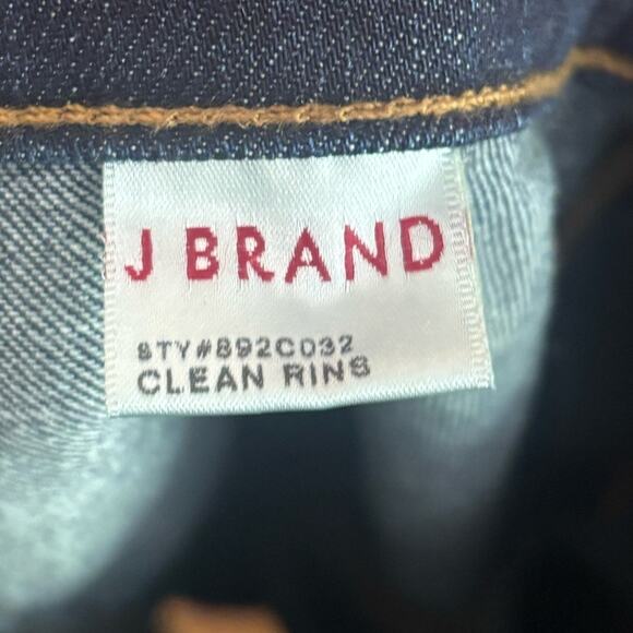 Early J Brand Indigo Clean Rinse Made in California Skinny Ankle Zipper Jeans 26 - Picture 1 of 11